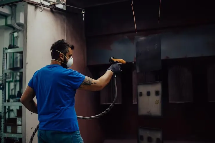 Acabamento industrial por spray em Guarulhos